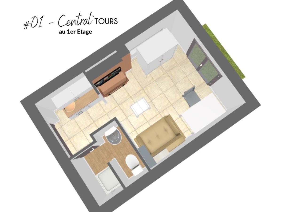 2# Central'tours Apartment
